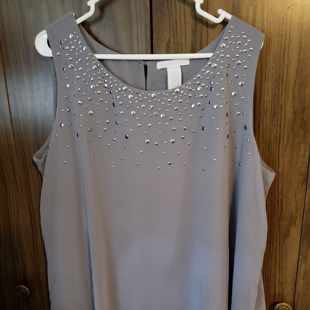 Light grey Design History top